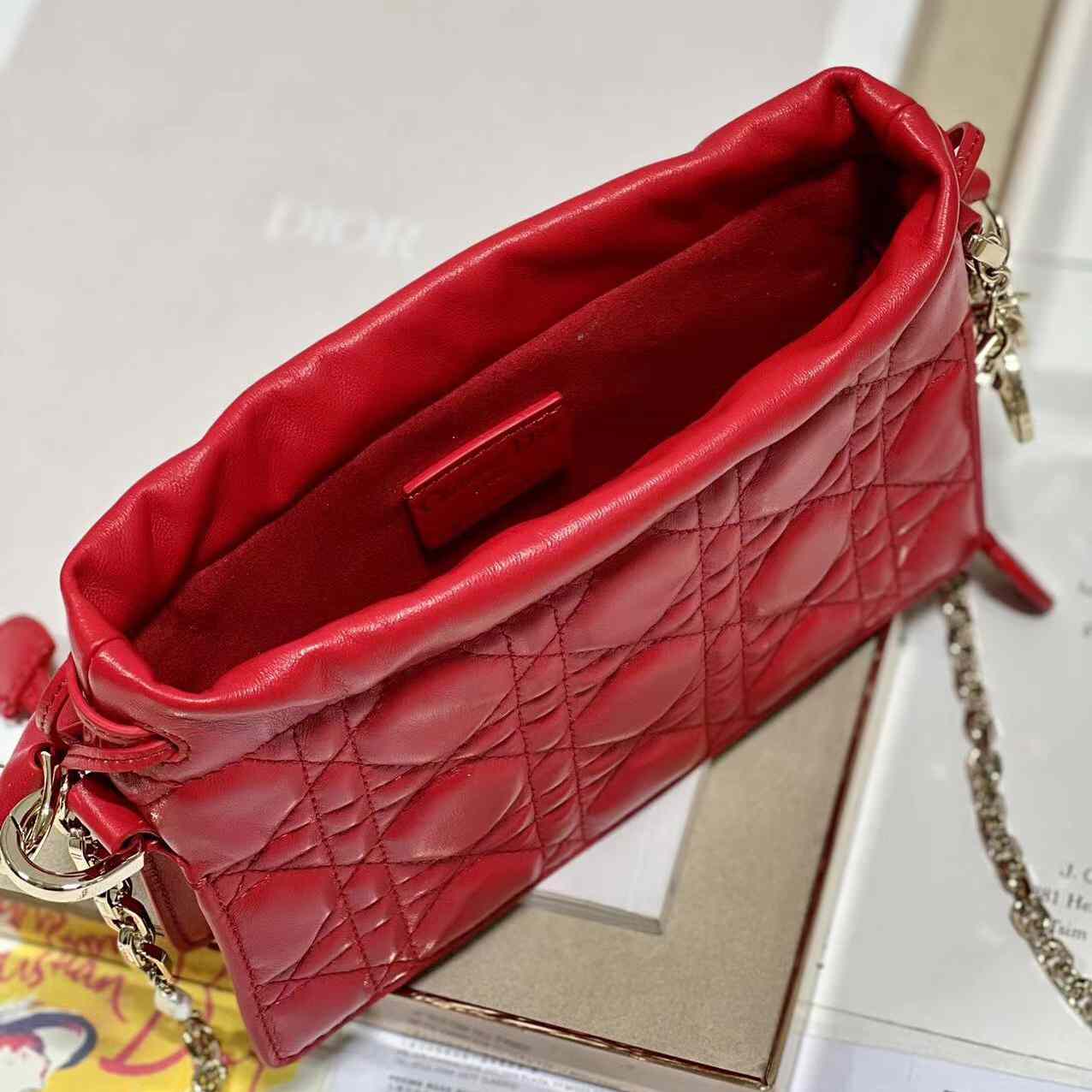 Dior Lady Dior Top Handle Drawstring Mini Bag - PerfectKickZ