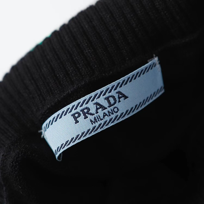 Prada Worsted-Wool Mock-Neck Sweater - PerfectKickZ