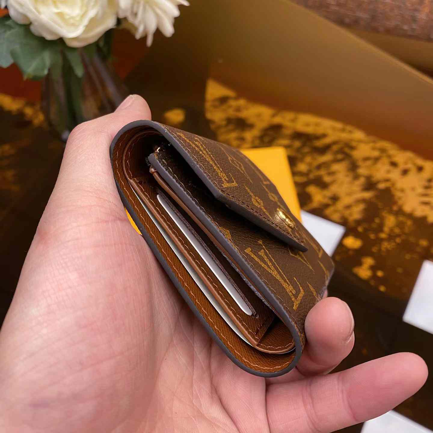 Louis Vuitton Victorine Wallet(12-9cm)  M62472 - PerfectKickZ