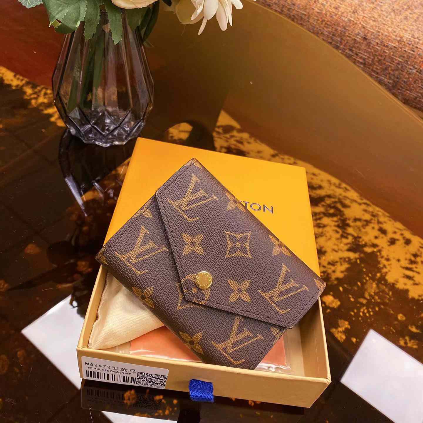 Louis Vuitton Victorine Wallet(12-9cm)  M62472 - PerfectKickZ