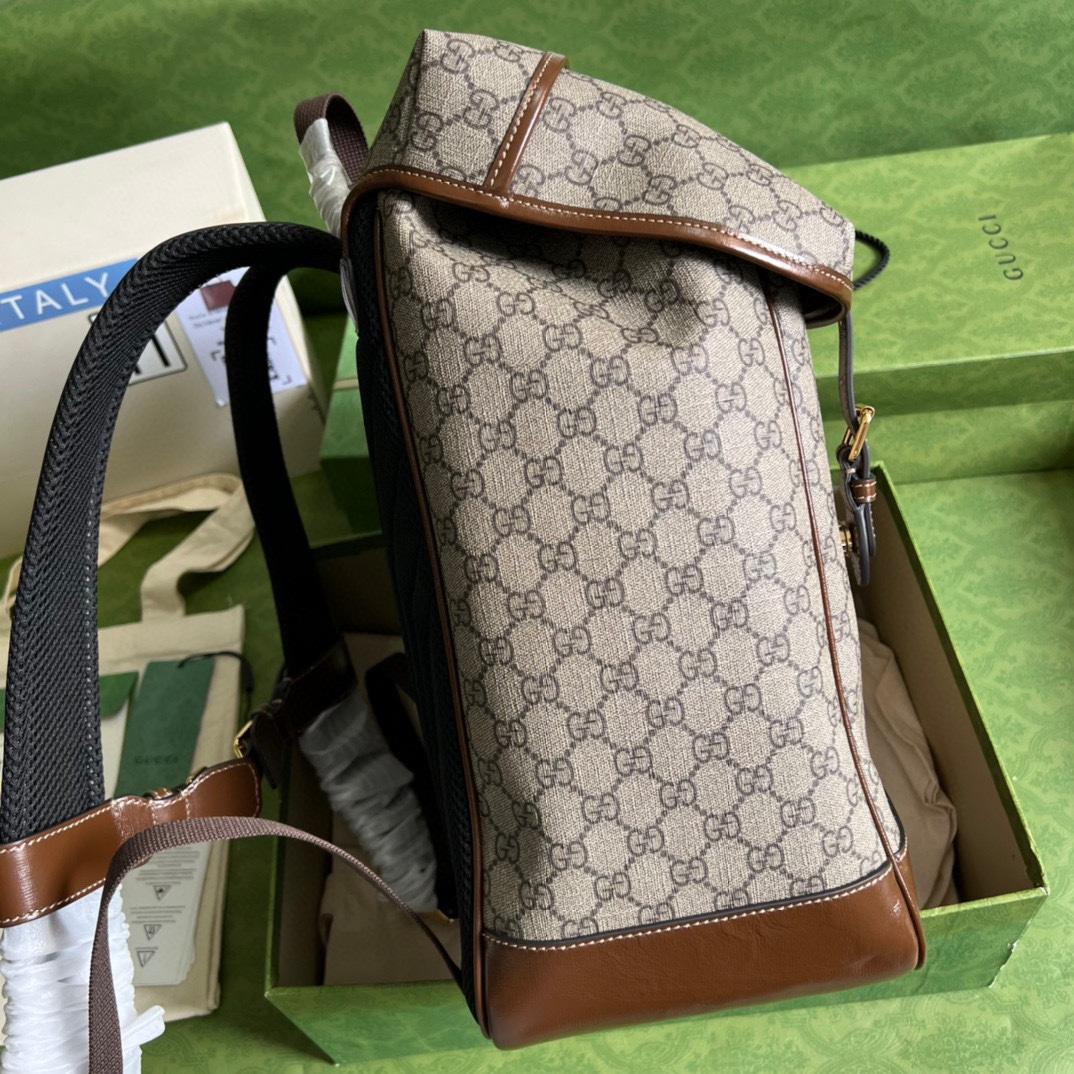 Gucci Medium Backpack With Interlocking G(26-43-18cm) - PerfectKickZ