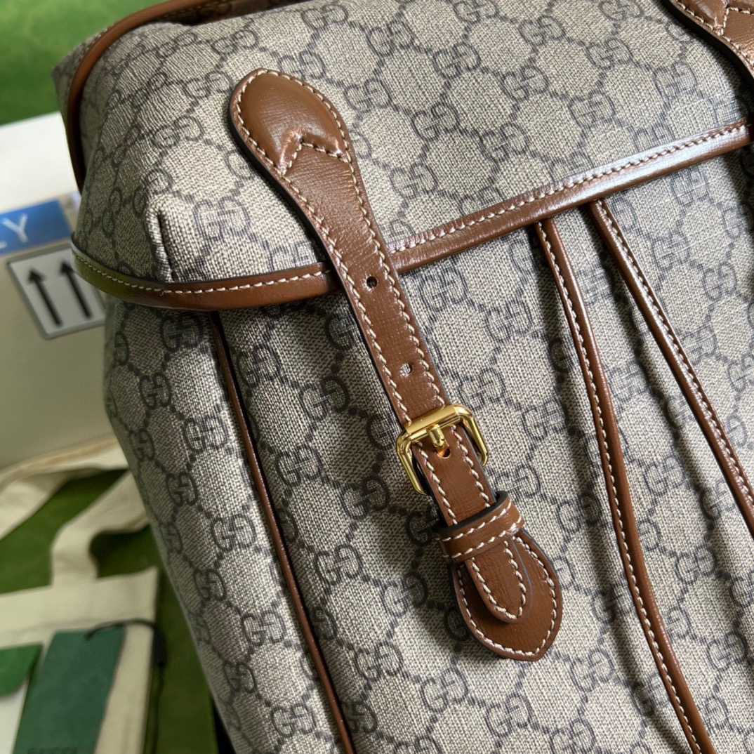 Gucci Medium Backpack With Interlocking G(26-43-18cm) - PerfectKickZ