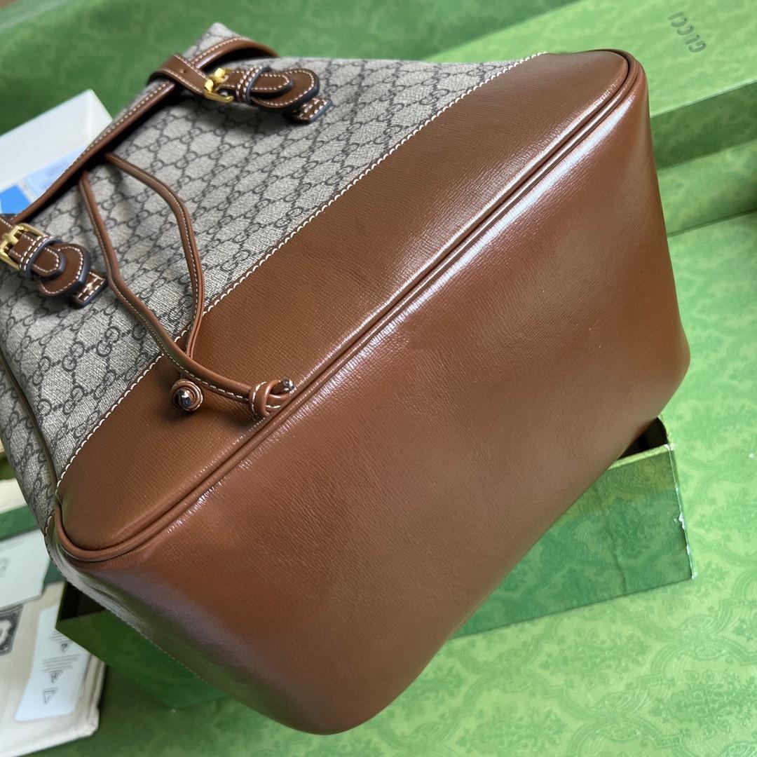 Gucci Medium Backpack With Interlocking G(26-43-18cm) - PerfectKickZ