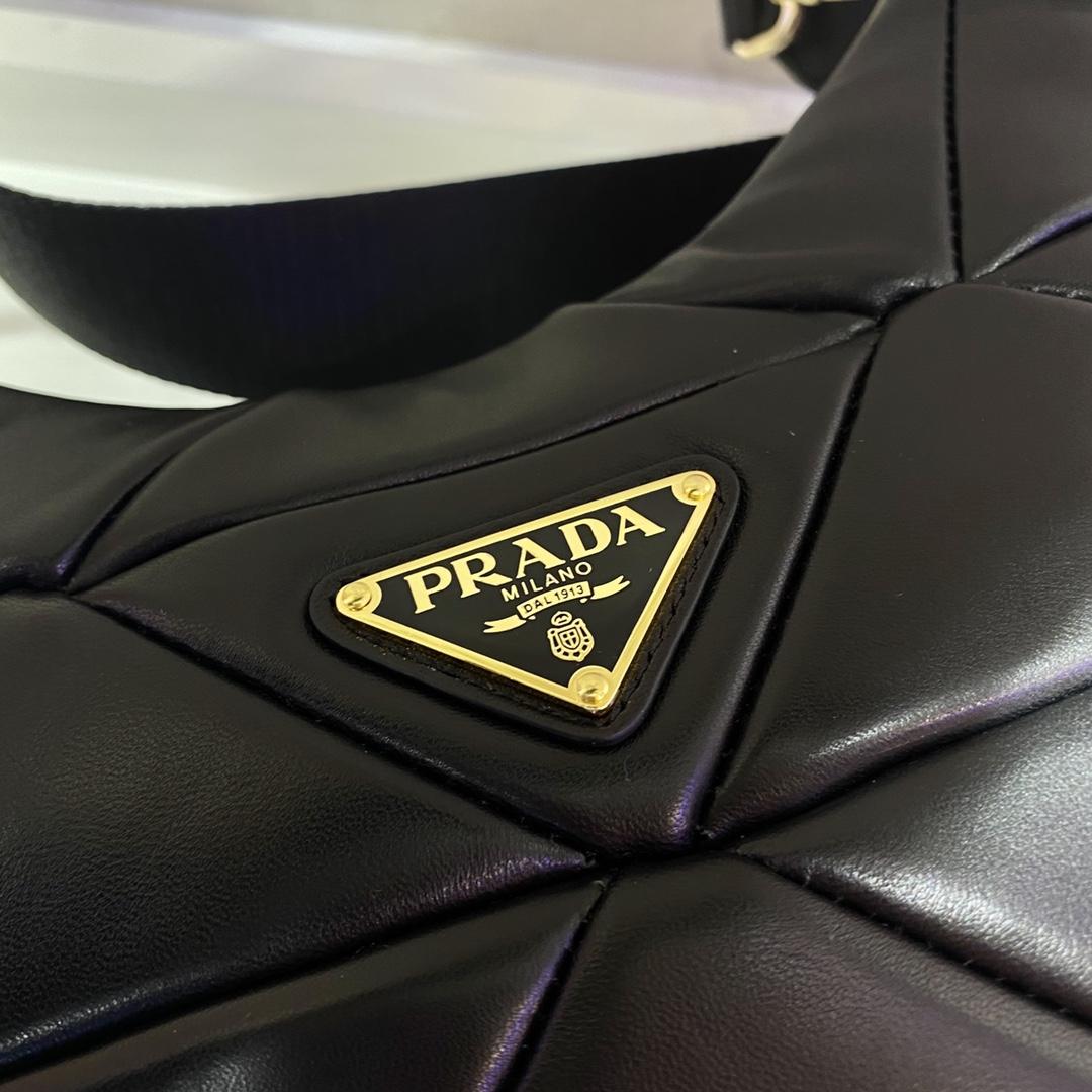 Prada System Patchwork Shoulder Bag(24*17*7cm) - 