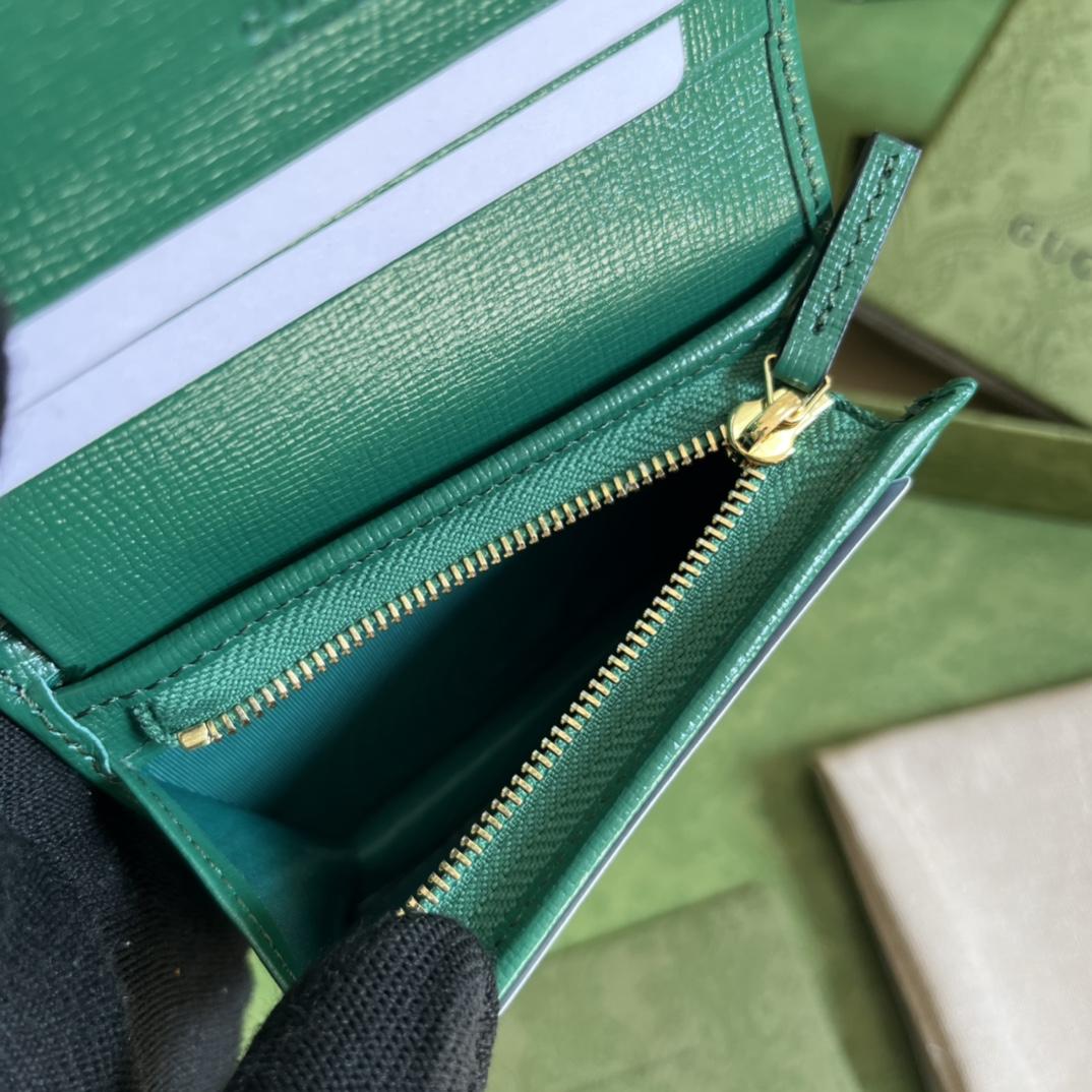Gucci Horsebit 1955 Card Case Wallet(11-8.5-3cm)    - PerfectKickZ
