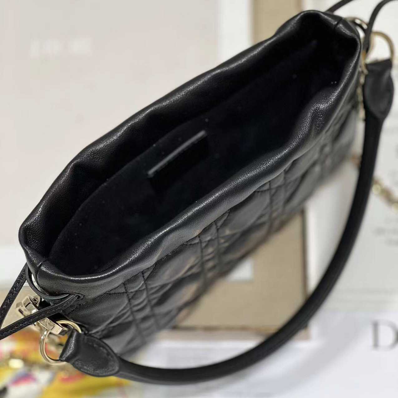 Dior Lady Dior Top Handle Drawstring Mini Bag - PerfectKickZ