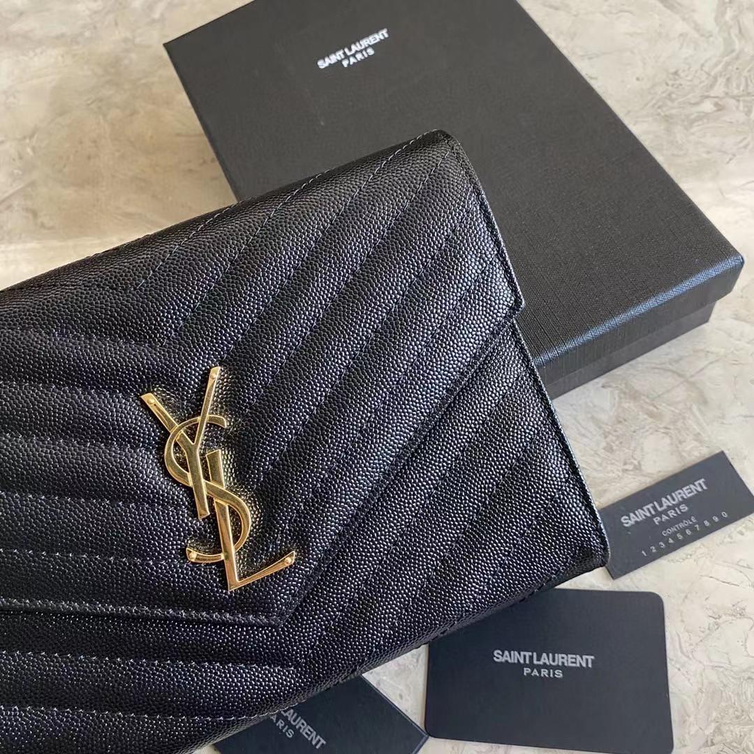 Saint Laurent Monogramme Quilted Textured-Leather Pouch(21-16-3CM) - PerfectKickZ