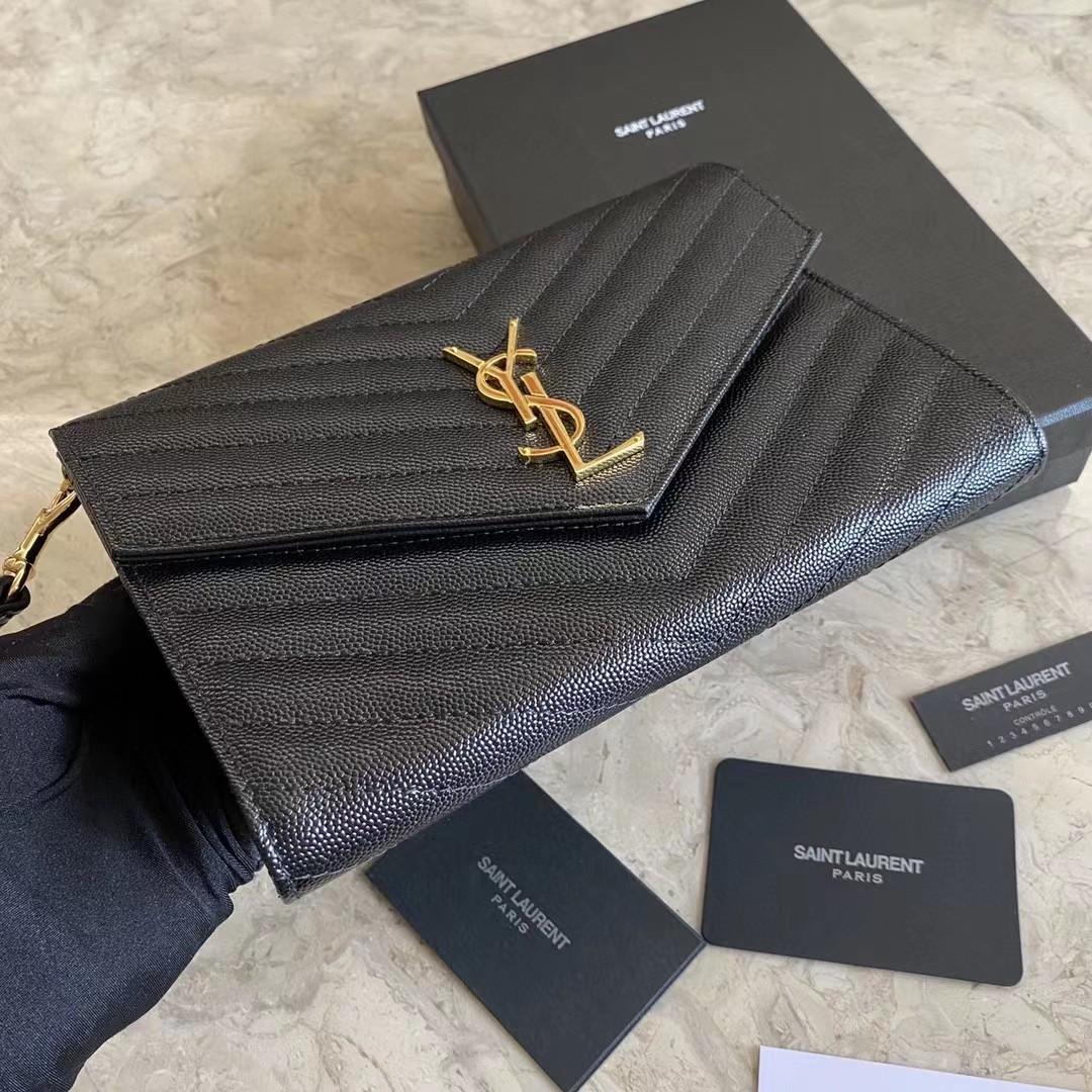 Saint Laurent Monogramme Quilted Textured-Leather Pouch(21-16-3CM) - PerfectKickZ