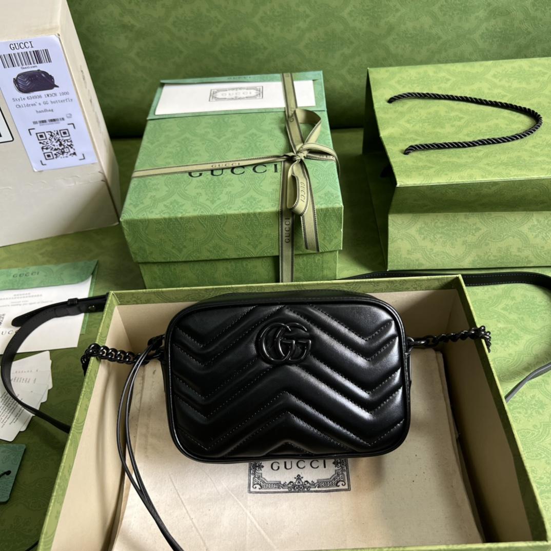 Gucci GG Marmont Mini Shoulder Bag(25-19-7cm) - PerfectKickZ