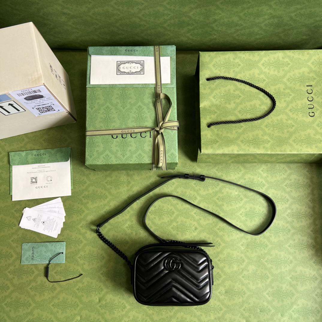 Gucci GG Marmont Mini Shoulder Bag(25-19-7cm) - PerfectKickZ