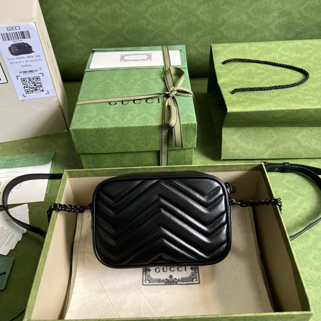 Gucci GG Marmont Mini Shoulder Bag(25-19-7cm) - PerfectKickZ