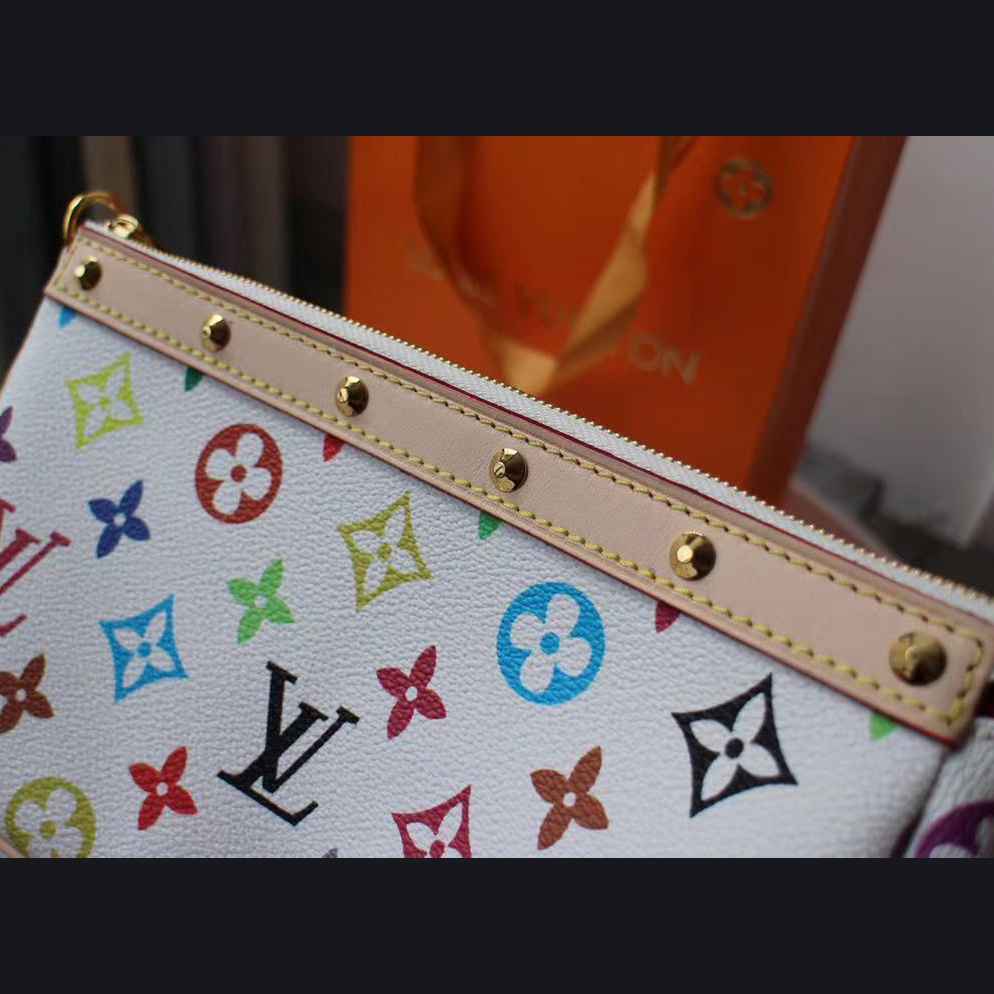 Louis Vuitton x Takashi Murakami Pochette Accessoires Clutch Bag(22-13cm) - PerfectKickZ