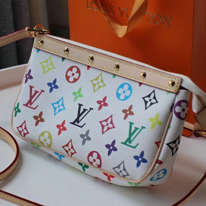 Louis Vuitton x Takashi Murakami Pochette Accessoires Clutch Bag(22-13cm) - PerfectKickZ