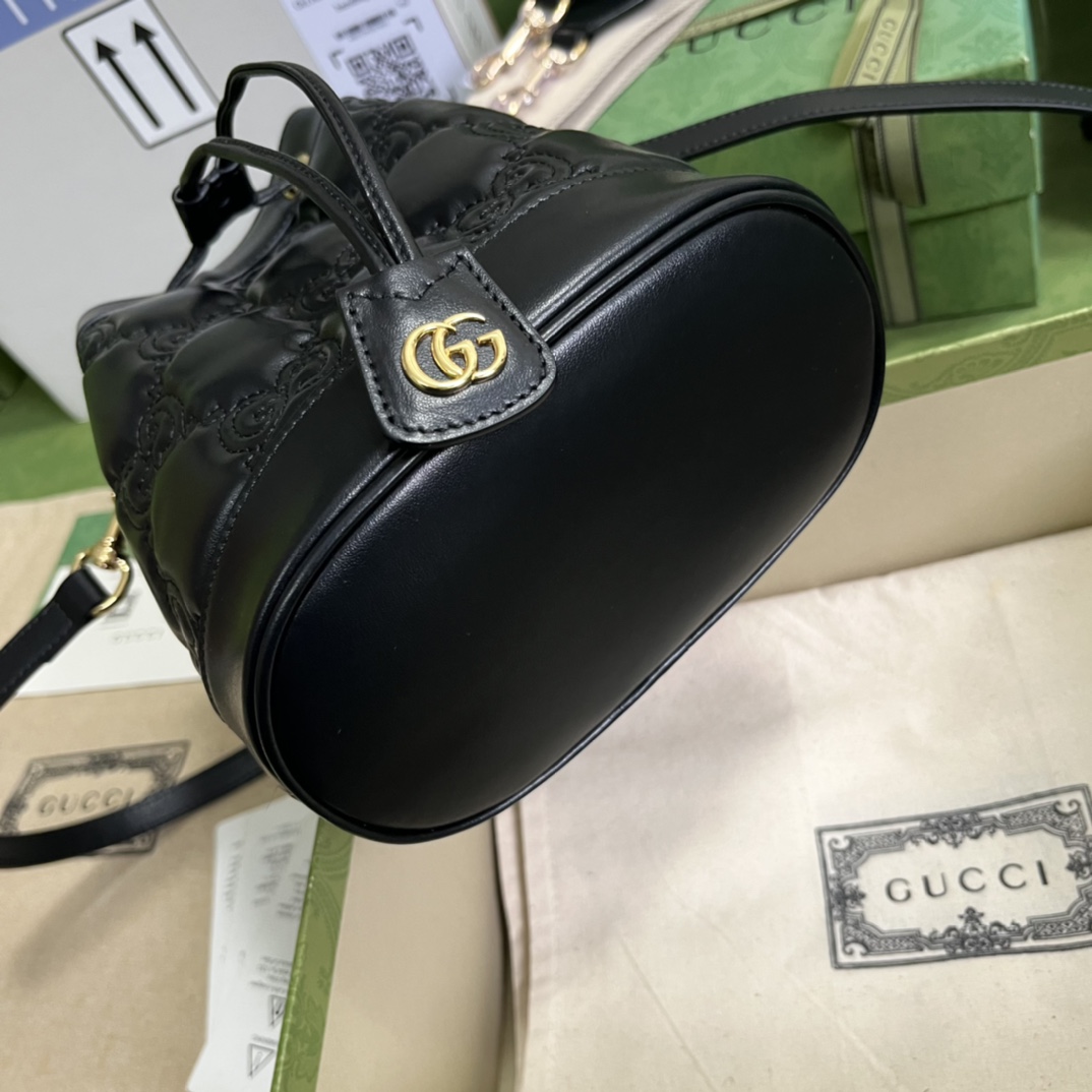 Gucci GG Matelassé Bucket Bag (17*20*10cm) - PerfectKickZ