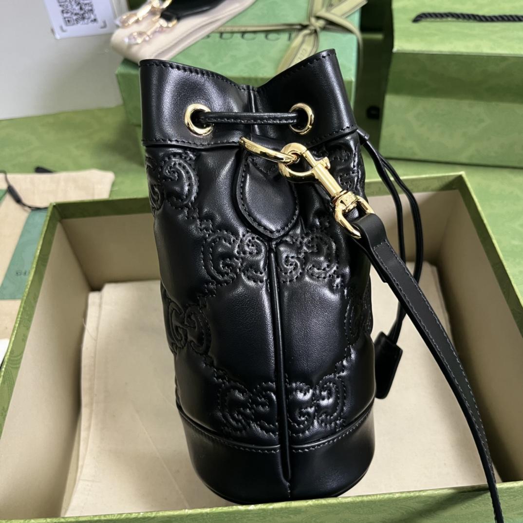 Gucci GG Matelassé Bucket Bag (17*20*10cm) - PerfectKickZ