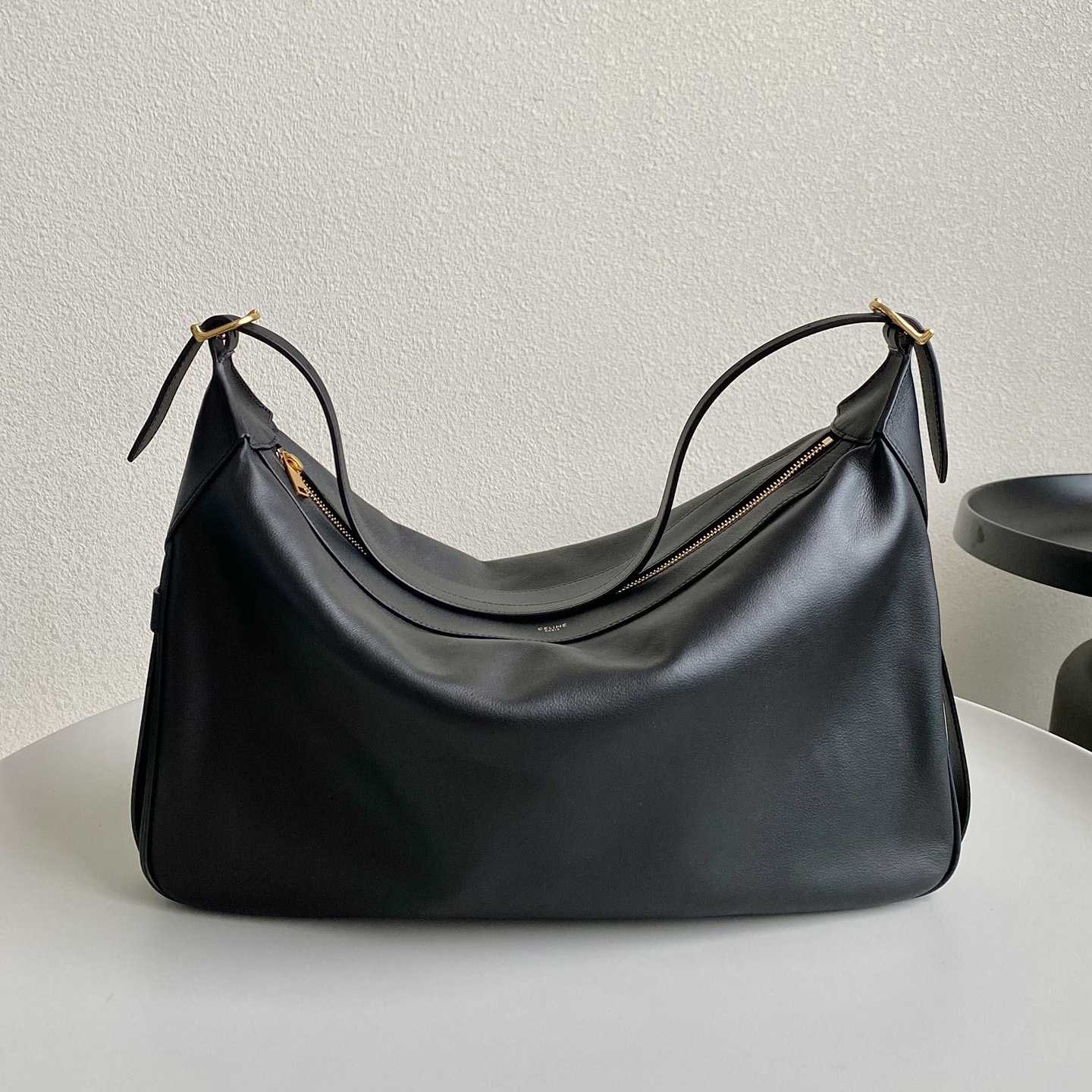 Celine Large Romy In Supple Calfskin Black - PerfectKickZ