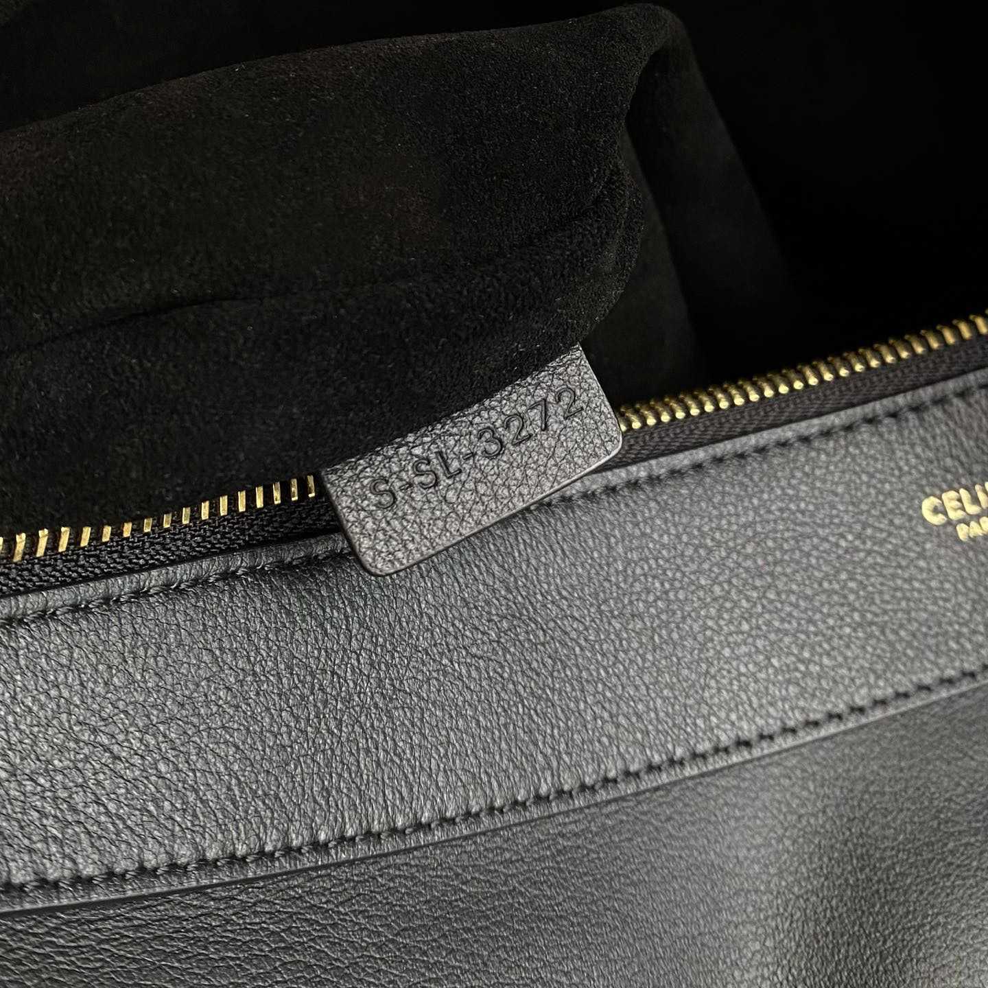 Celine Large Romy In Supple Calfskin Black - 