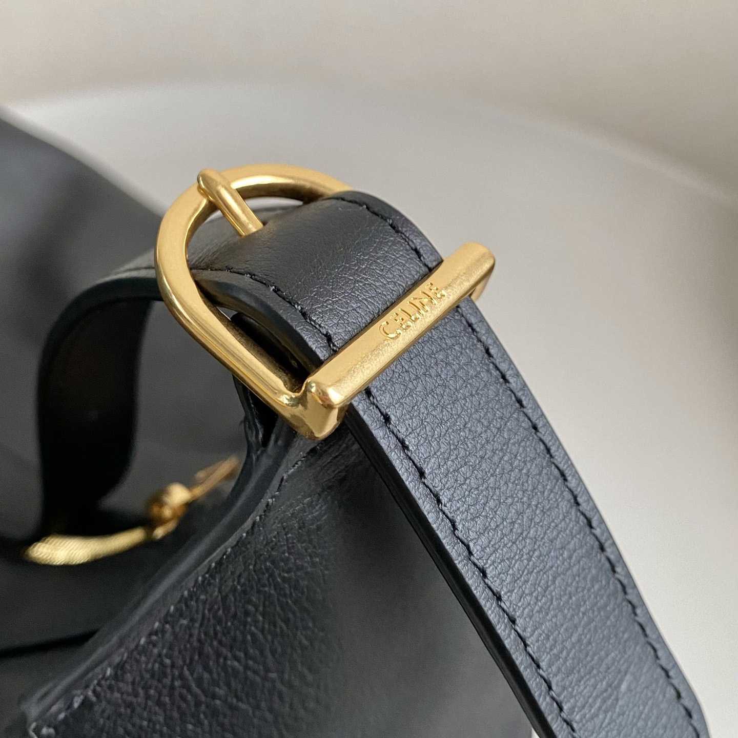 Celine Large Romy In Supple Calfskin Black - 
