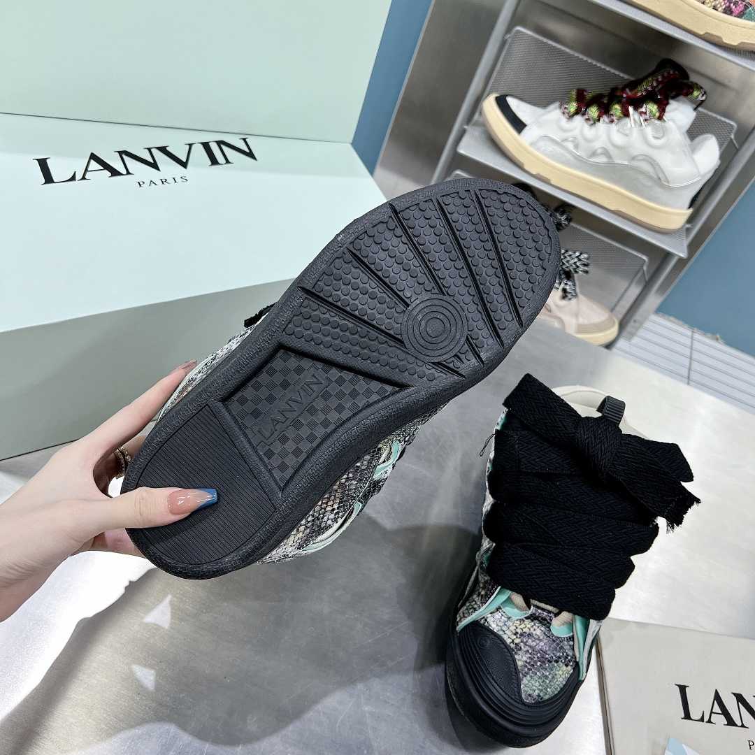 Lanvin Curb Low-Top Sneakers - PerfectKickZ