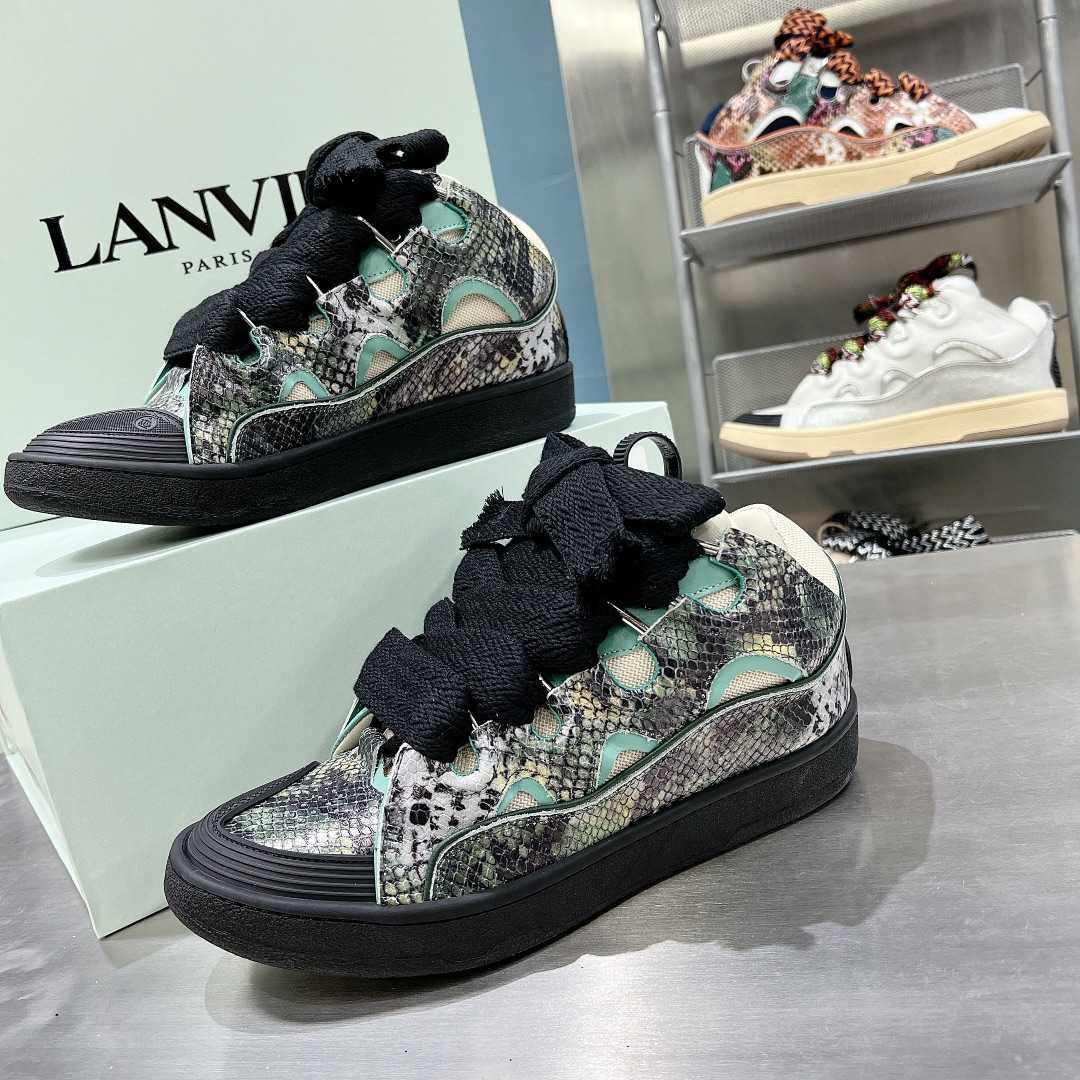 Lanvin Curb Low-Top Sneakers - PerfectKickZ