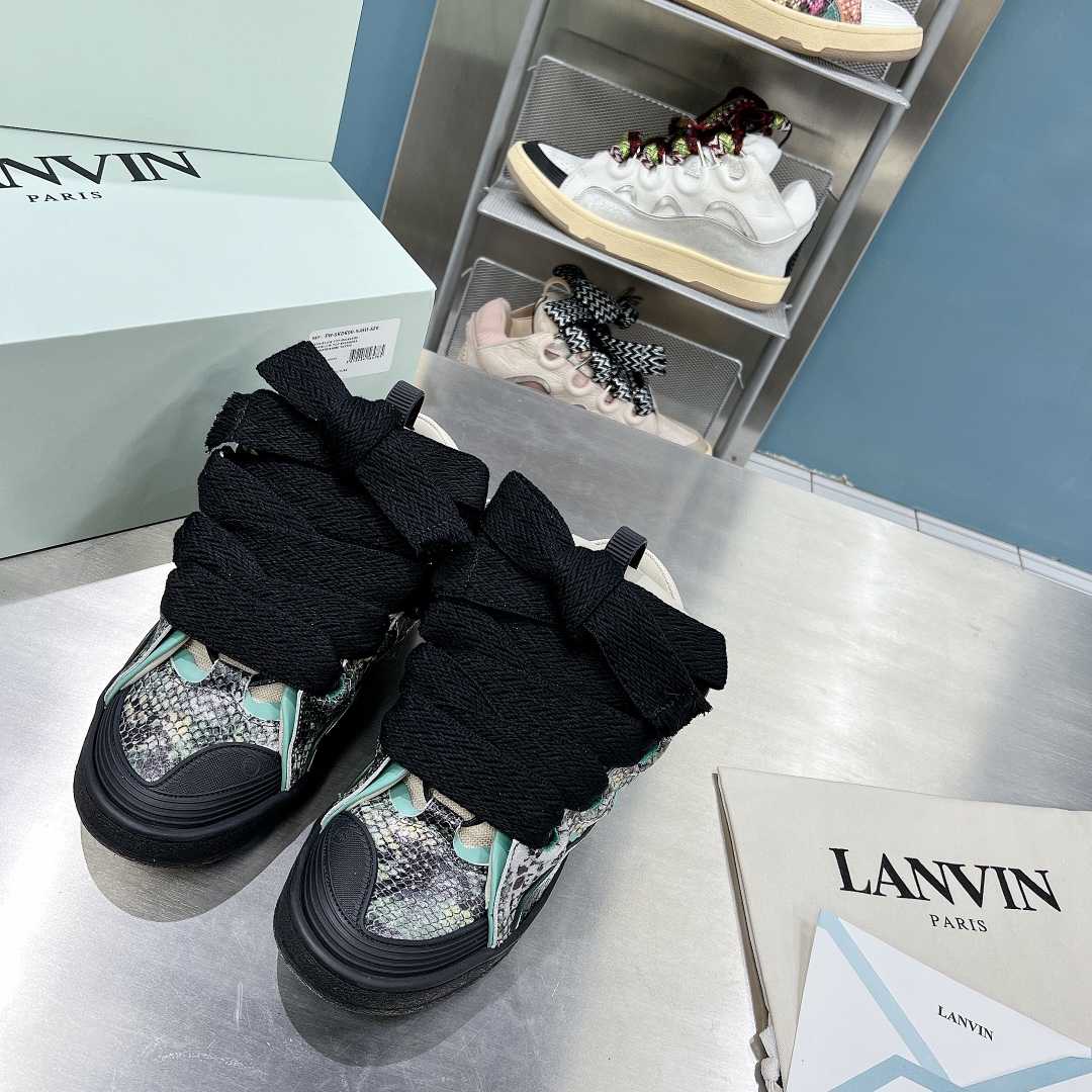 Lanvin Curb Low-Top Sneakers - PerfectKickZ