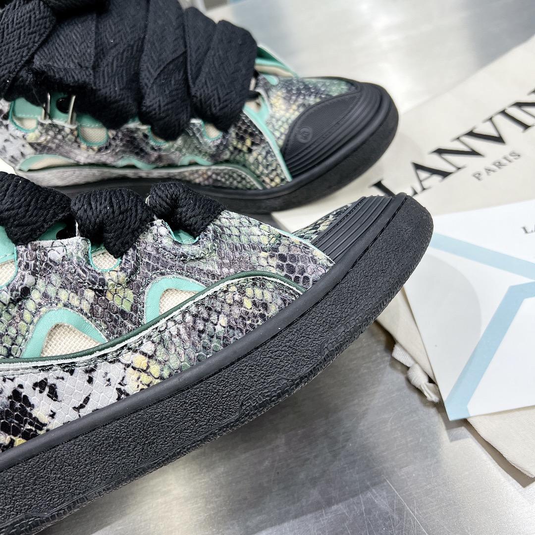Lanvin Curb Low-Top Sneakers - PerfectKickZ