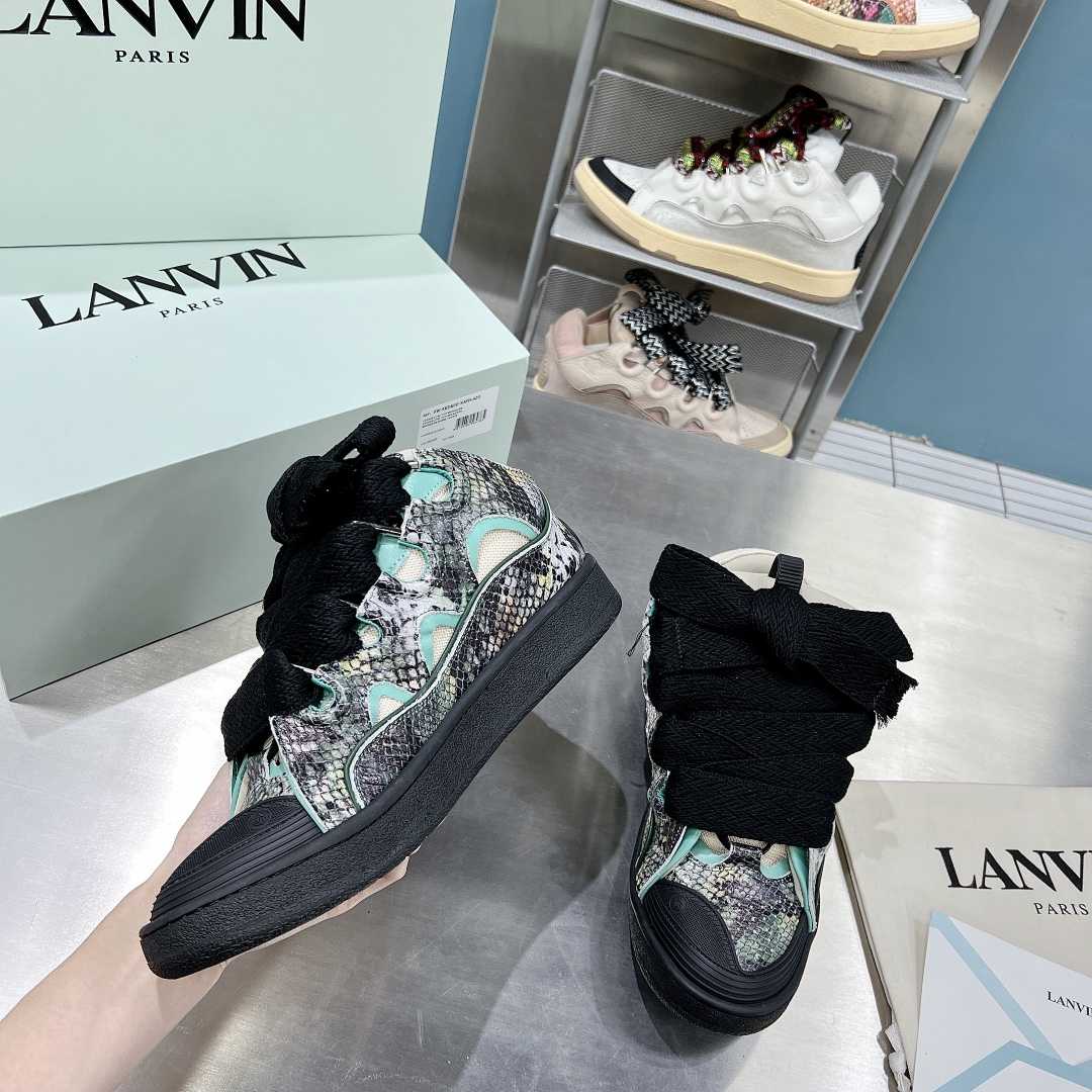 Lanvin Curb Low-Top Sneakers - PerfectKickZ