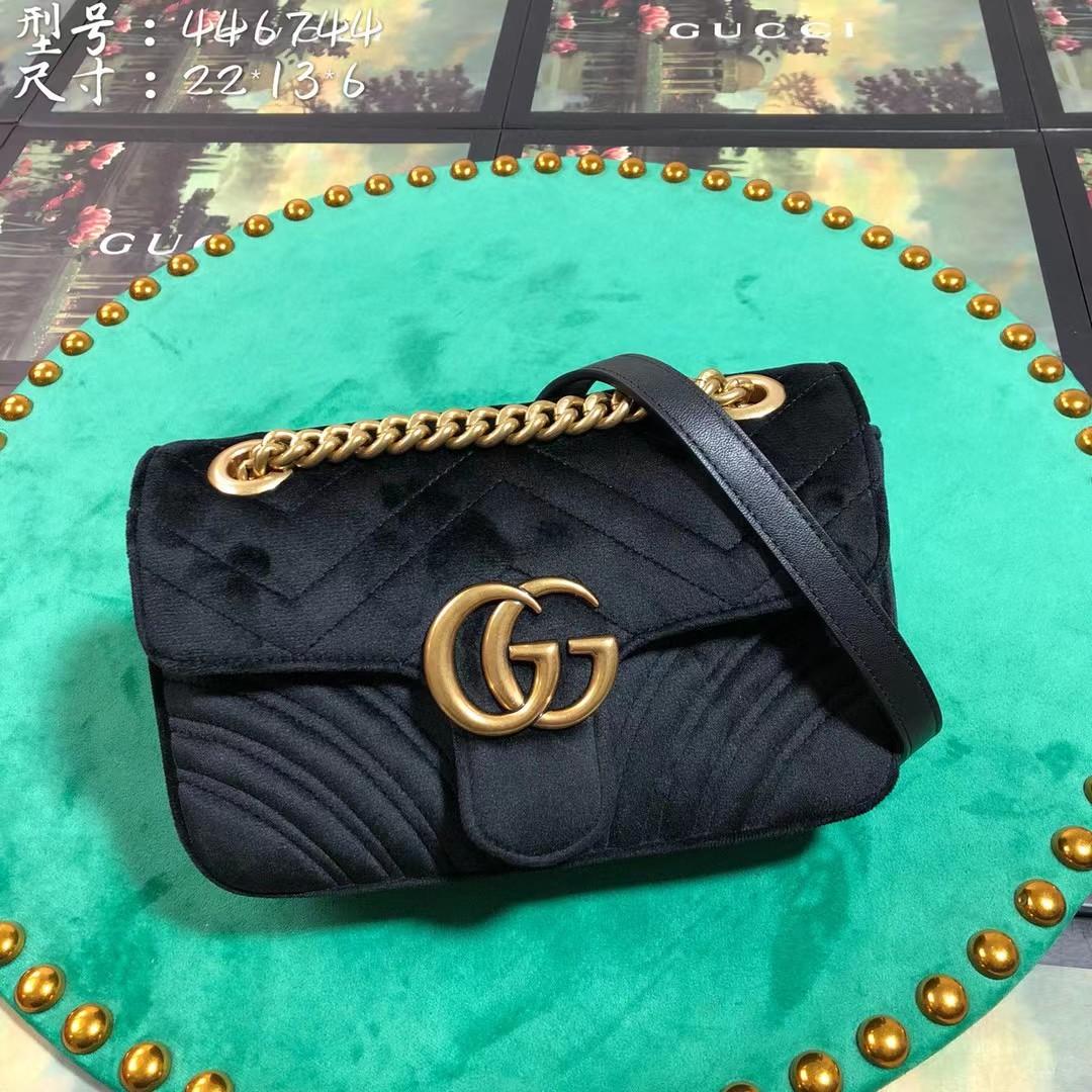 Gucci  GG  Shoulder Bag(26-15-7CM)  443497 - PerfectKickZ