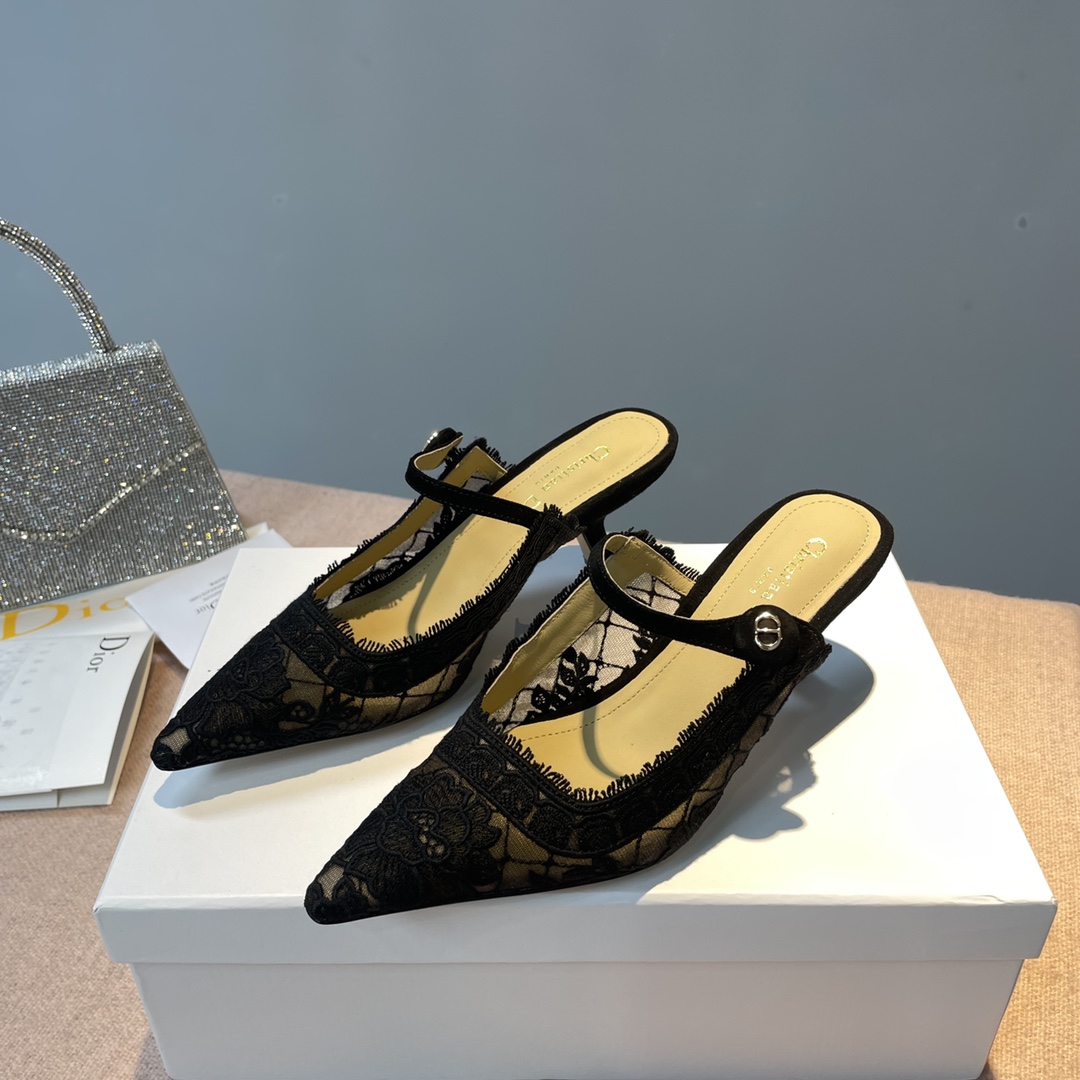 Dior Capture Heeled Mule - PerfectKickZ