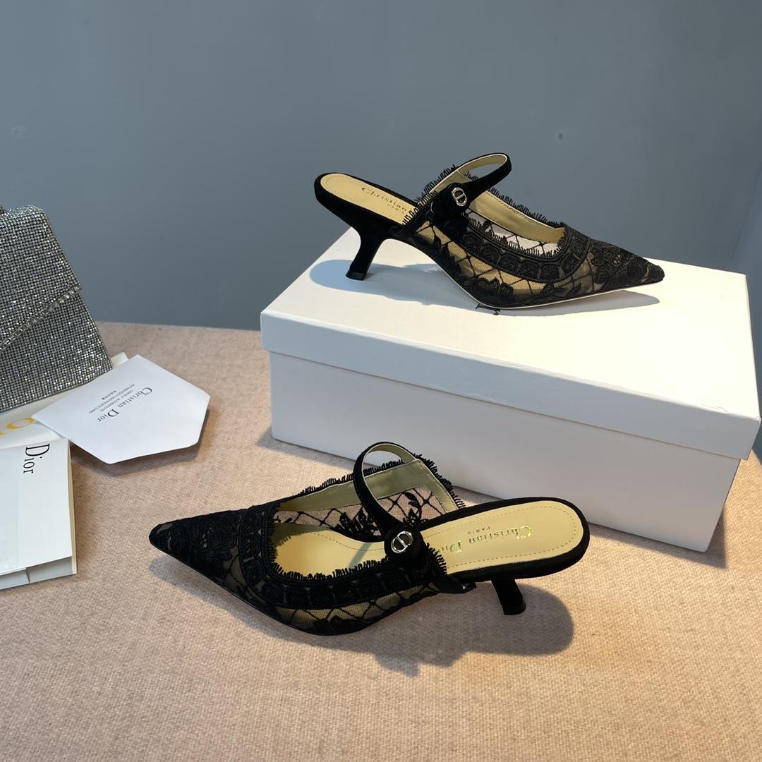 Dior Capture Heeled Mule - PerfectKickZ