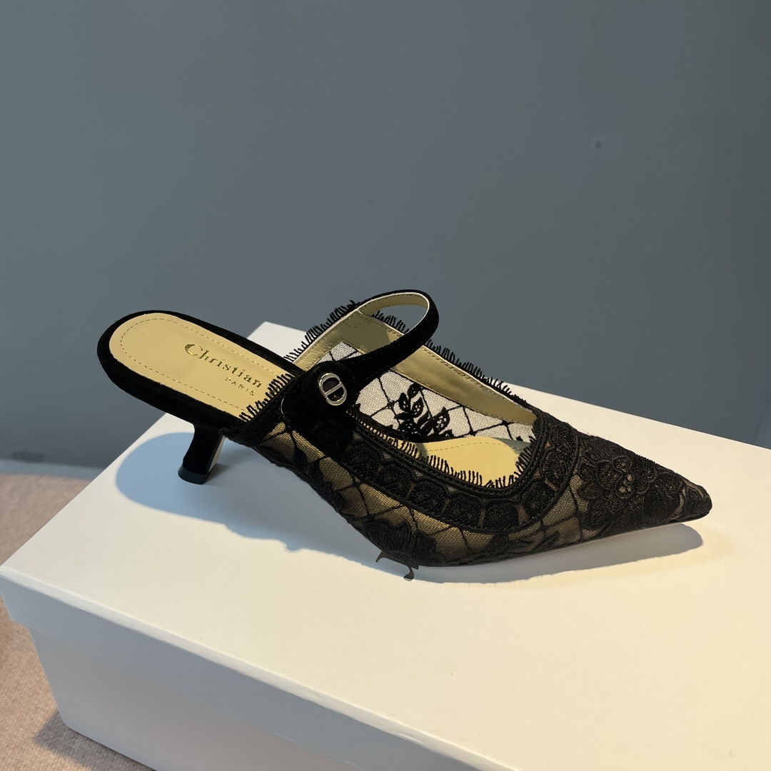 Dior Capture Heeled Mule - PerfectKickZ