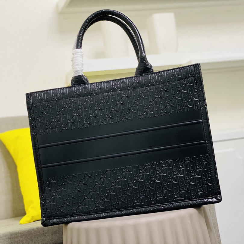 Dior Oblique Black Book Tote(42*16*32cm) - PerfectKickZ