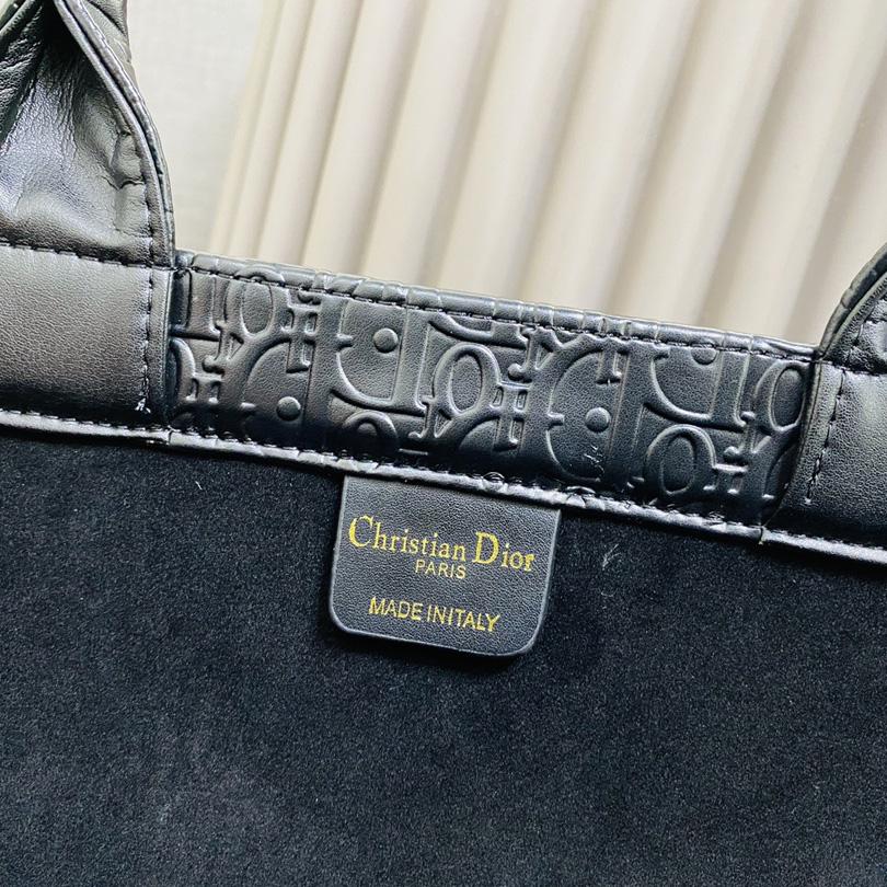 Dior Oblique Black Book Tote(42*16*32cm) - PerfectKickZ