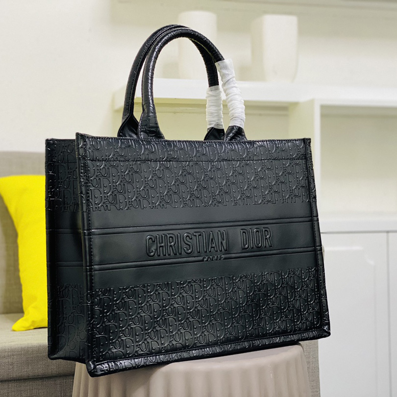 Dior Oblique Black Book Tote(42*16*32cm) - PerfectKickZ