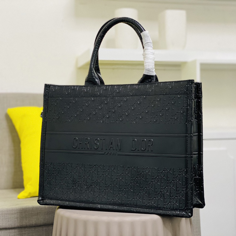 Dior Oblique Black Book Tote(42*16*32cm) - PerfectKickZ