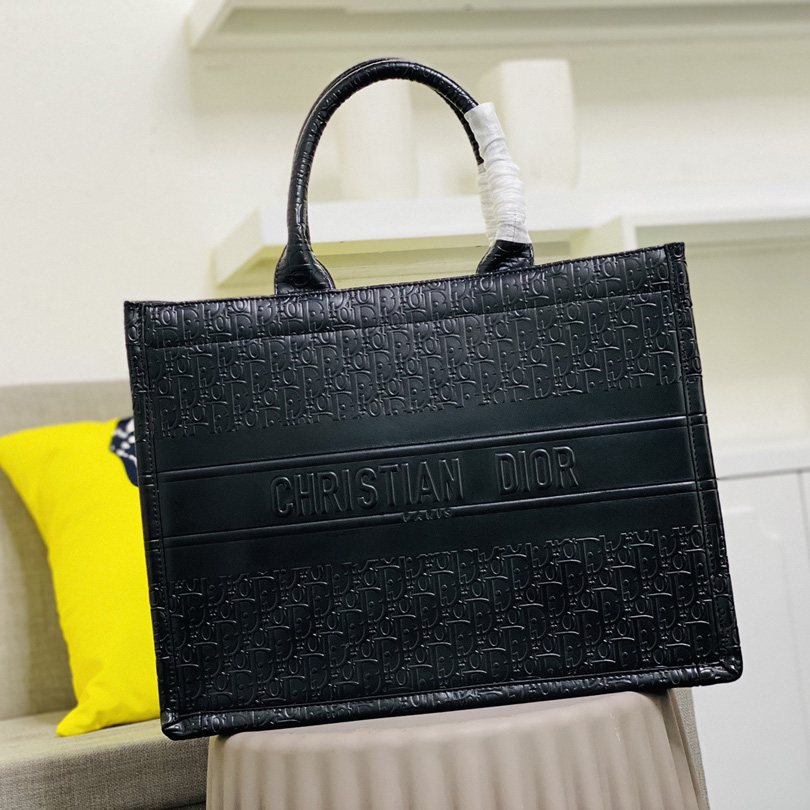 Dior Oblique Black Book Tote(42*16*32cm) - PerfectKickZ