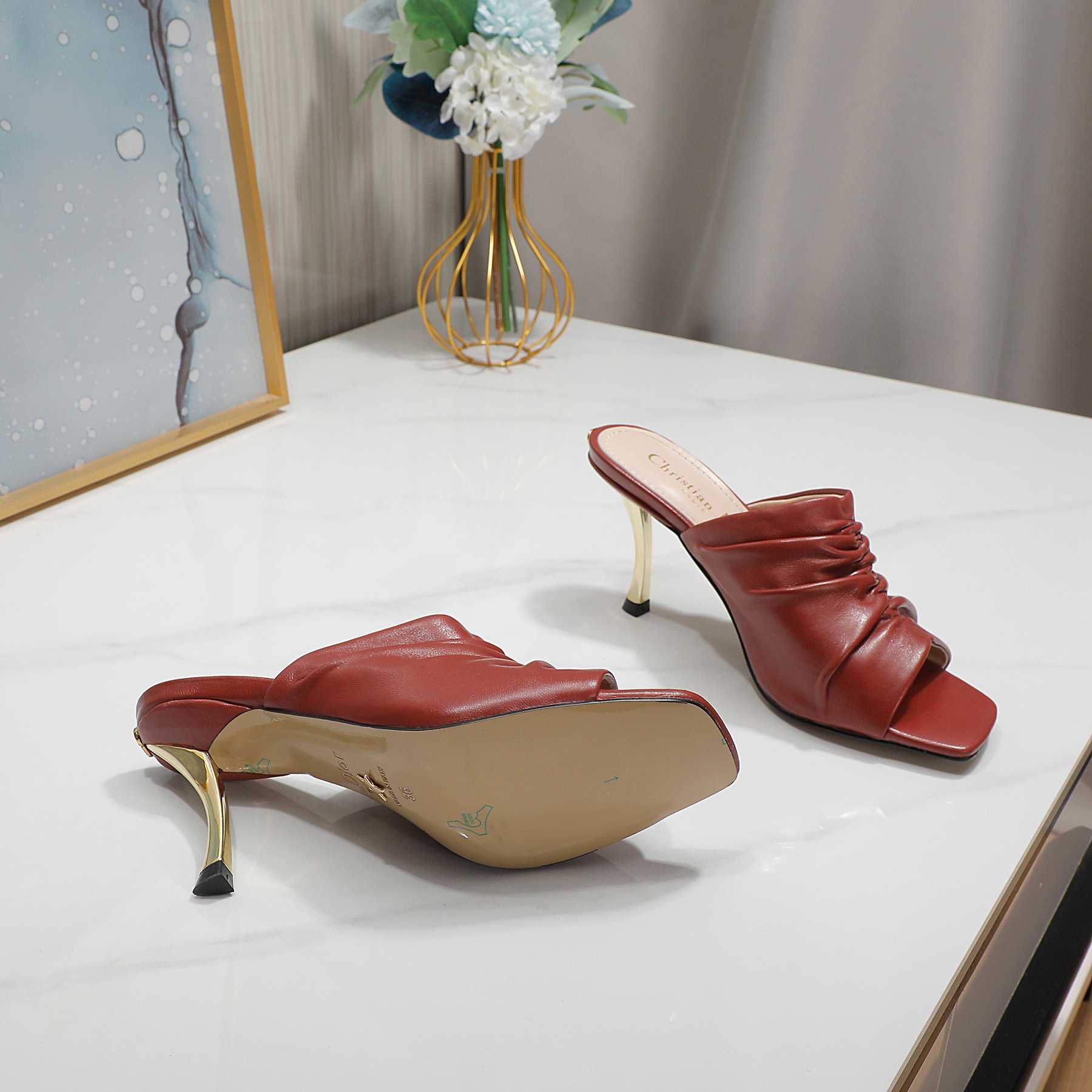 Dior D-Fame Open-Toe Pump - PerfectKickZ