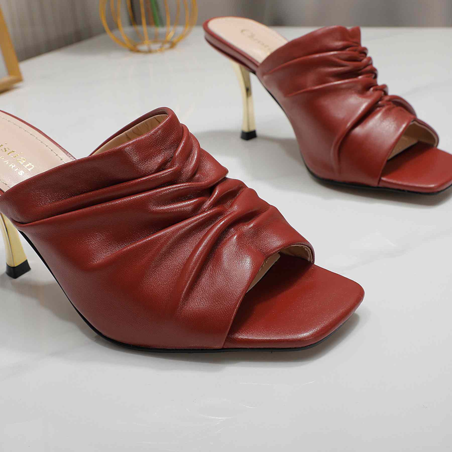 Dior D-Fame Open-Toe Pump - 
