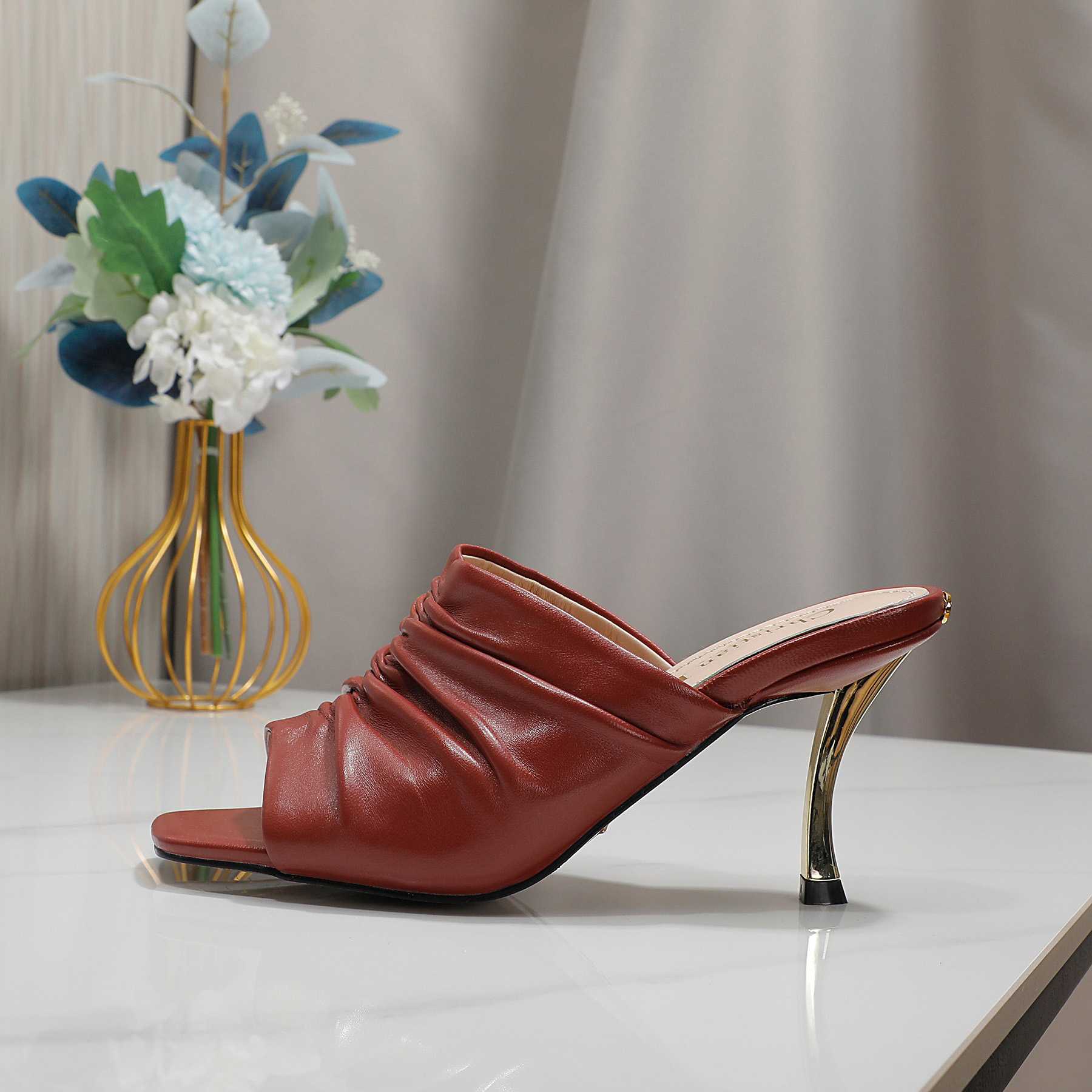 Dior D-Fame Open-Toe Pump - 