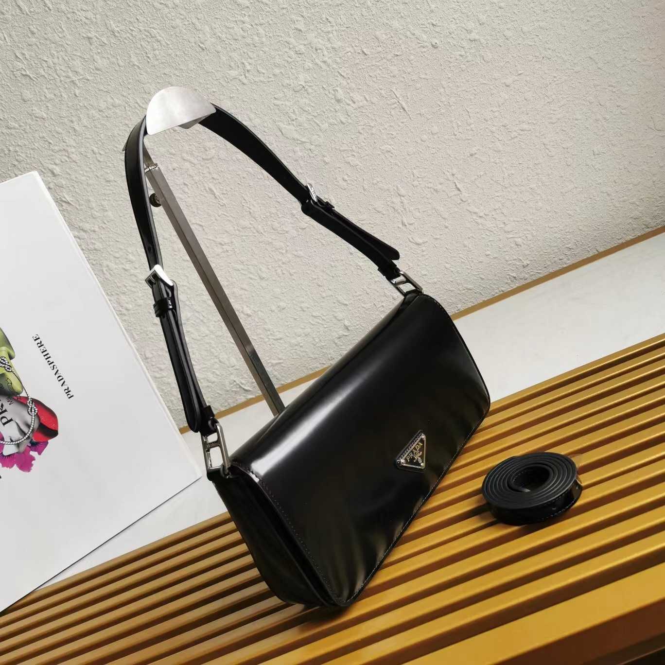 Prada Brushed Leather Prada Femme Bag - PerfectKickZ