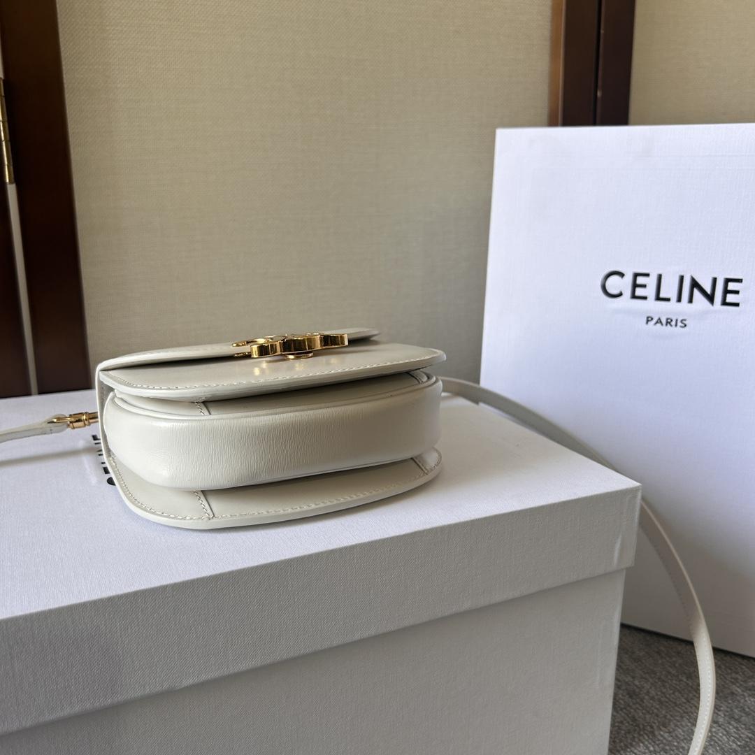 Celine Mini Besace Triomphe In Shiny Calfskin - PerfectKickZ