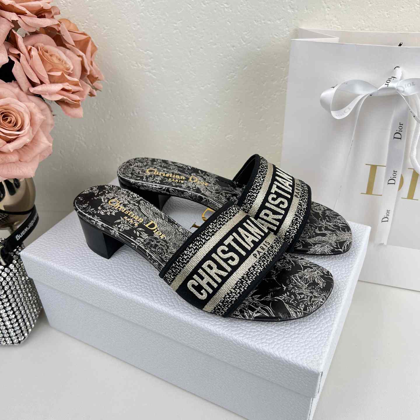 Dior Dway Heeled Slide - PerfectKickZ