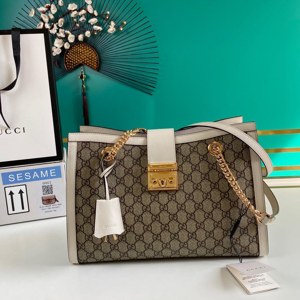 Gucci Padlock Medium GG Shoulder Bag(35-23.5-14cm) - PerfectKickZ