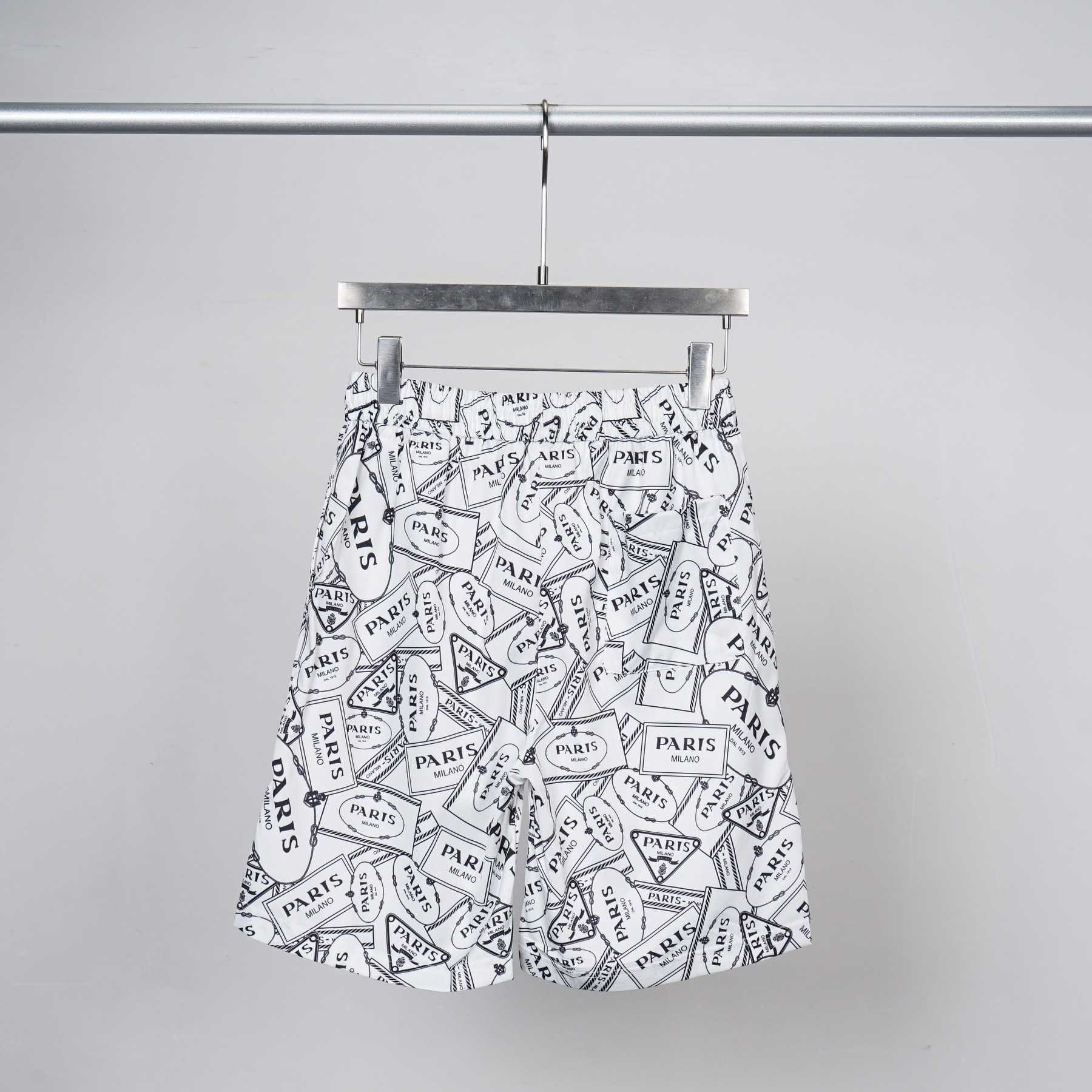 Prada Logo Short Sleeve Shirt & Shorts - PerfectKickZ
