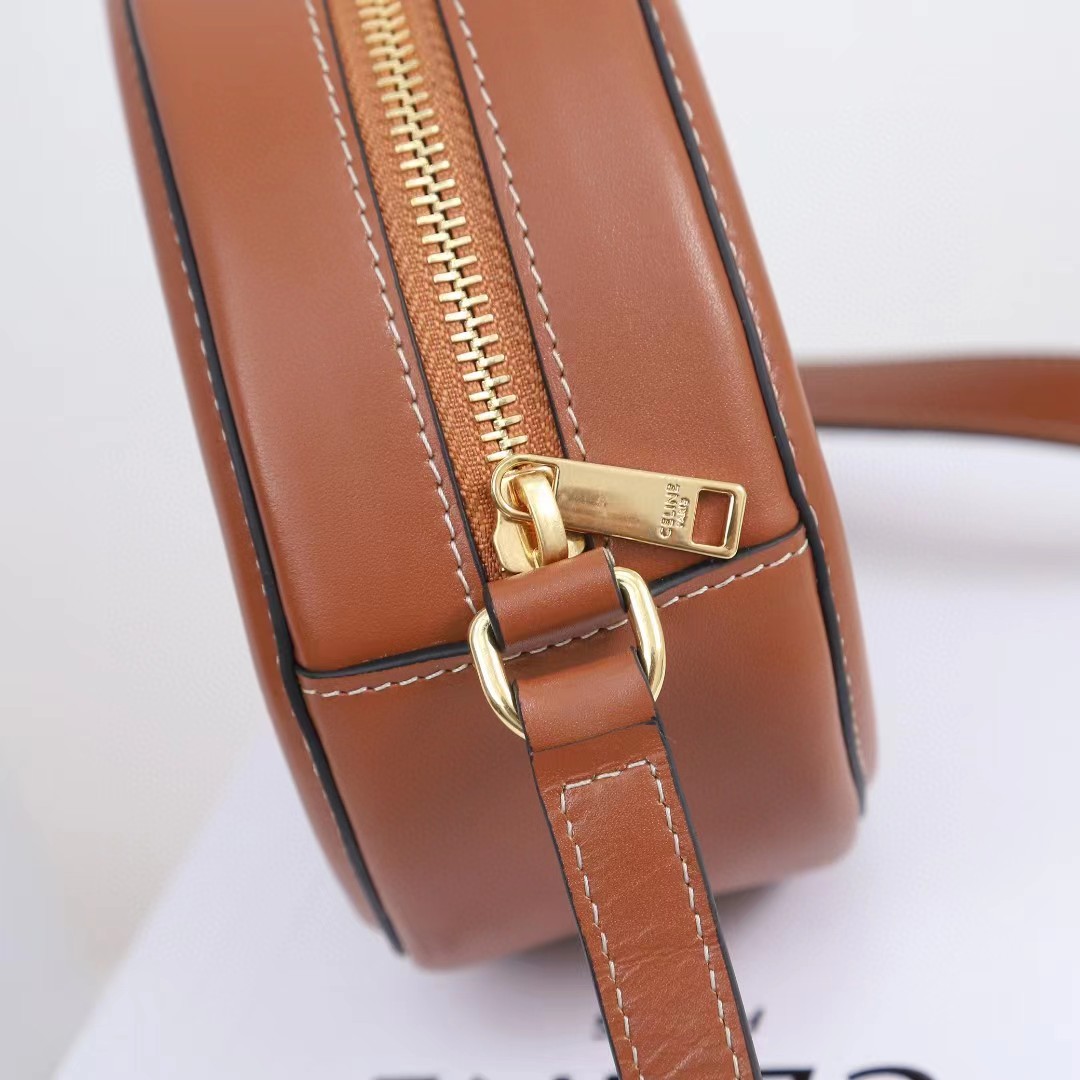 Celine Oval Bag Cuir Triomphe In Smooth Calfskin Tan - PerfectKickZ