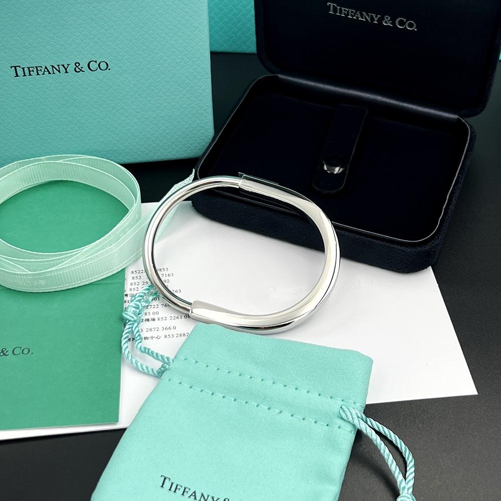 Tiffany&CO Lock Bangle In White Gold - PerfectKickZ