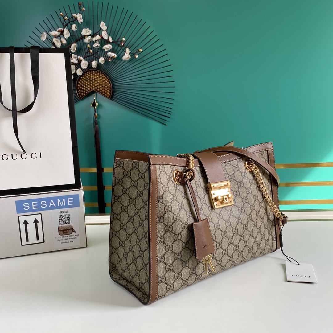 Gucci Padlock Medium GG Shoulder Bag(35-23.5-14cm) - PerfectKickZ