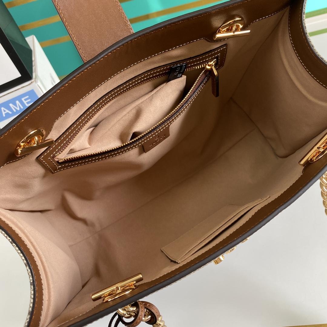 Gucci Padlock Medium GG Shoulder Bag(35-23.5-14cm) - PerfectKickZ