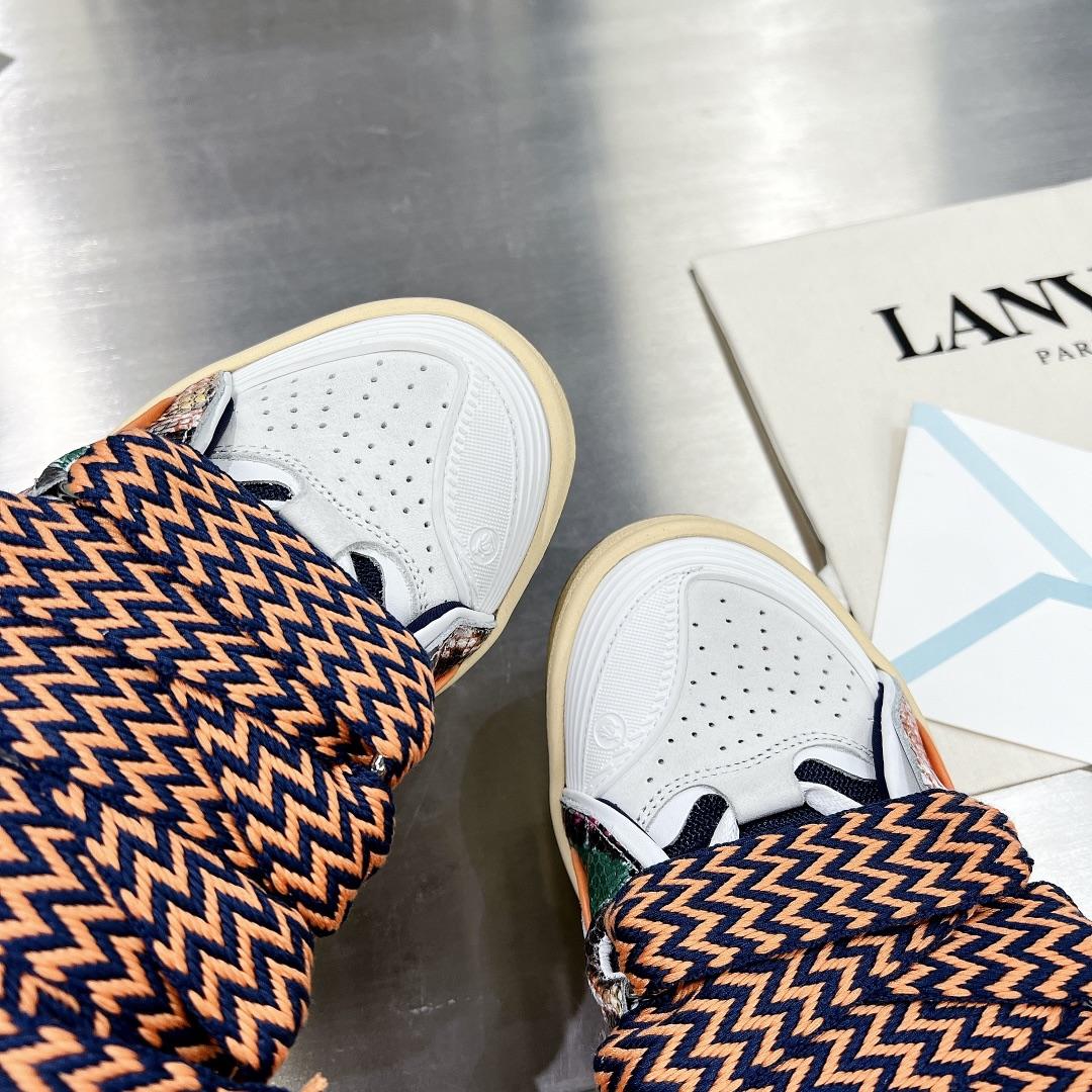 Lanvin Curb Low-Top Sneakers - PerfectKickZ