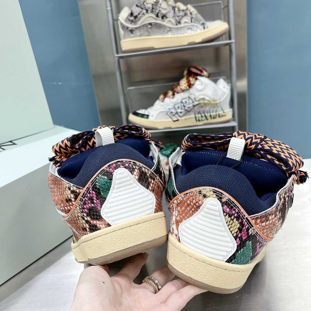 Lanvin Curb Low-Top Sneakers - PerfectKickZ